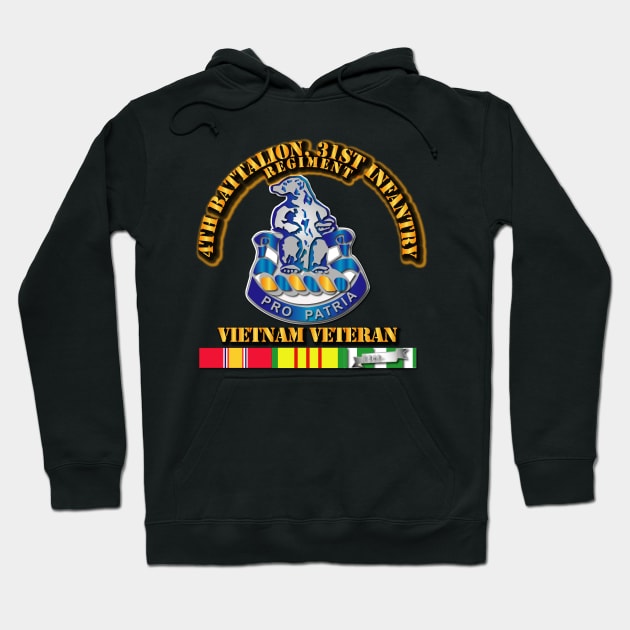 4th Bn 31st Infantry - Vietnam Veteran Hoodie by twix123844